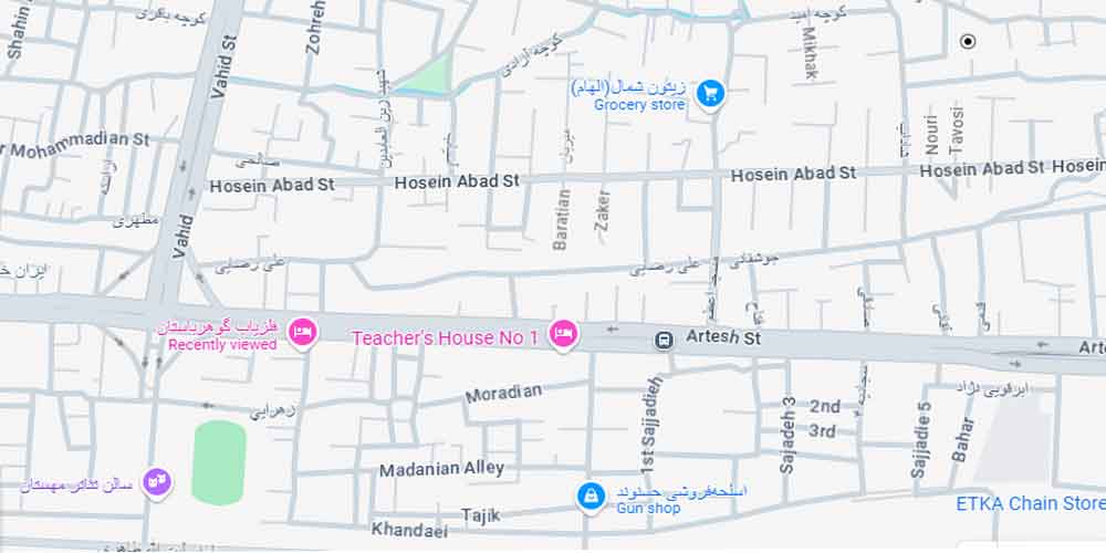 نقشه دفتر گوهر باستان نقشه دفتر گوهر باستان