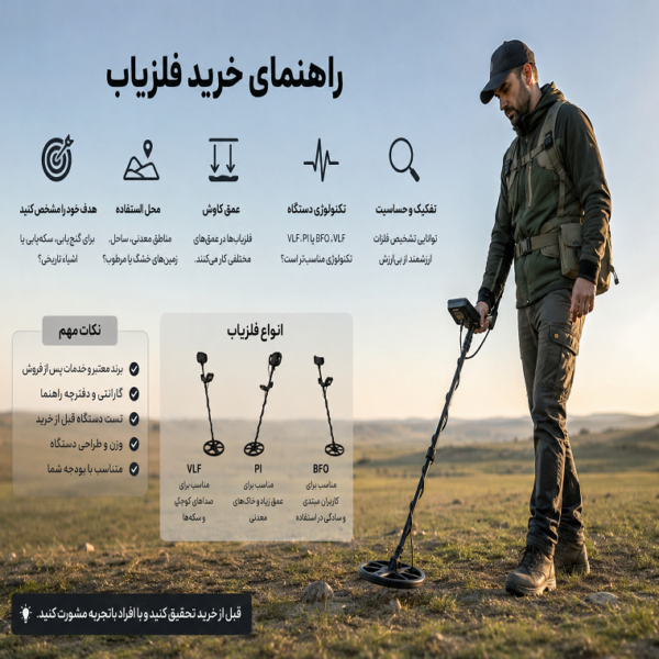 راهنمای خریدفلزیاب